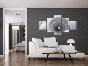 Obraz abstrakcji 3D (125x70 cm)