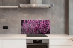 Szkło do Kuchni na Ścianę Jesienne Pole Wrzosów