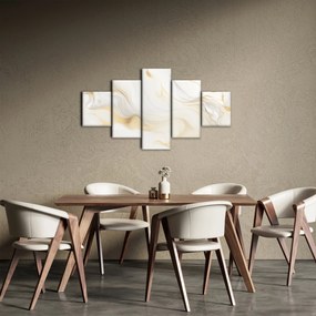 Obraz - Abstrakcja z dekoracją (125x70 cm)