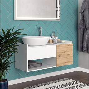 Szafka pod umywalkę biały 105x43.8x45 alf