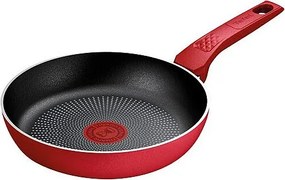 Czerwona Patelnia Tefal Daily Expert 20cm - Powłoka Antyadhezyjna Titanium 2x - Technologia Thermo-Signal™ - Indukcja - Wyprodukowana we Francji