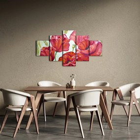 Obraz - Kwiaty maku (125x70 cm)