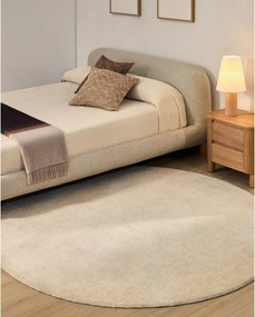 Kremowy okrągły dywan ø 200 cm Empuries – Kave Home