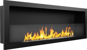 Biokominek ścienny FURORE 120, 120x40 cm