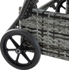 Outsunny Leżak Ogrodowy Technorattan Nowy Zestaw Leżaków Ogrodowych 3 Częściowy Komfortowy 200 cm Durable Dla Ogrodu | Aosom PL