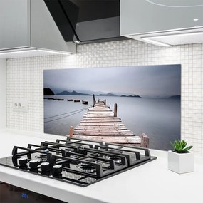 Szkło do Kuchni na Ścianę Stalowa Konstrukcja Nad Zatoką