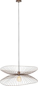 Designerska lampa wisząca brązowa 66 cm - Pua