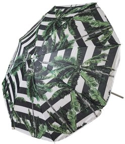 Parasol PALMA 180 cm, czarno-biały