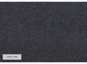 Ciemnoszary narożnik rozkładany Miuform Scandic Lagom, lewostronny