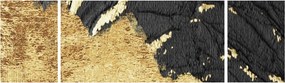 Obraz - Złota struktura N⁰1 (170x50 cm)