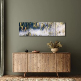 Obraz drzew we mgle (170x50 cm)