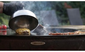 Brązowy grill zewnętrzny na węgiel Remundi Nero S, ø 62 cm