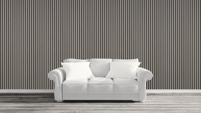 Drewniany panel akustyczny, 2400 x 600 mm, B2BP009, 5 szt, dąb grafitowy