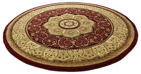 Czerwony okrągły dywan ø 150 cm Heritage – Think Rugs