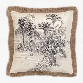 Kwadratowa Poduszka 45x45 Cm Z Bawełny Diwas B - Sklum