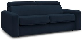 Ciemnoniebieska rozkładana sofa 215 cm Monaco – Bobochic Paris
