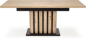 Rozkładany stół Lamello 160 Halmar z ozdobnymi lamelami na nodze