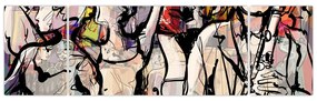 Obraz - Jazzowa noc (170x50 cm)