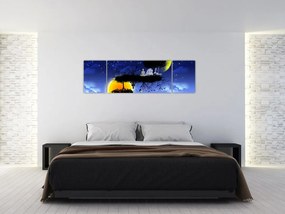 Obraz - Odbicie równowagi (170x50 cm)