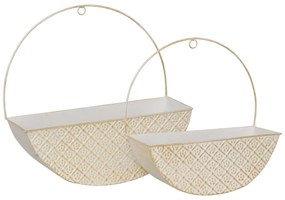 Zestaw 2 doniczek ściennych TINO, 34 cm