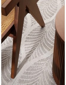 Okrągły dywan odpowiedni na zewnątrz w szaro-śmietankowym kolorze ø 160 cm Duet Liora – NORTHRUGS