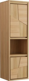 Wisząca kolumna łazienkowa z drewna tekowego - H140 cm - SUMBAWA