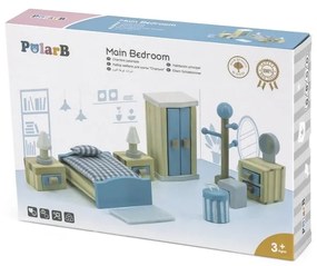 Viga polarb zestaw mebelków do domku dla lalek sypialnia