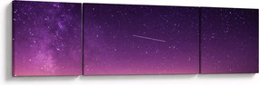 Obraz nieba ze spadającą gwiazdą (170x50 cm)