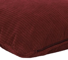 Poduszka dekoracyjna sztruksowa z lamówką, 40 x 40 cm