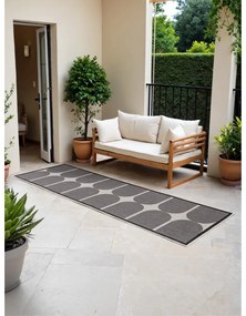 Czarno-biały chodnik odpowiedni na zewnątrz 80x250 cm Duet Bowen – NORTHRUGS