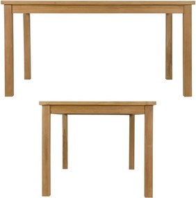 Stół do jadalni DIVERO, solidny 150 x 90 cm