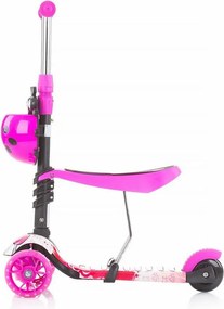 Chipolino Hulajnoga z pałąkiem Kiddy Evo 3w1, Lollipop