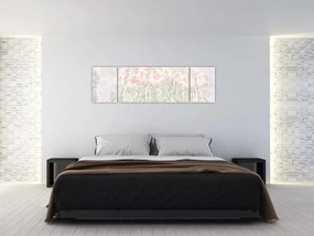 Obraz - Freska lilii (170x50 cm)