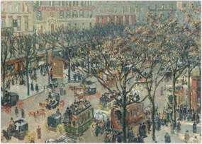 Obraz - Camille Pissarro, Boulevard des Italiens, Morning, Sunlight, reprodukcje (70x50 cm)