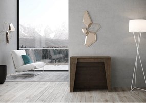 Konsola rozkładana 90x48/296 cm Bakari orzech