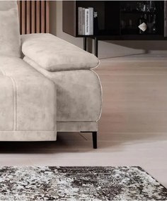 Narożnik FOCUS S Mini z elektryczną regulacją siedziska Lewostronny w tkaninie w tkaninie SALVADOR 02 WERSAL