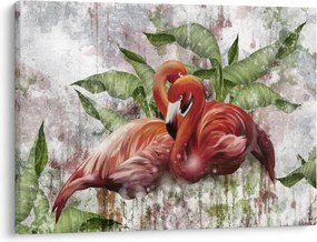 Obraz - Flamingi (70x50 cm)