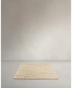 Kremowy wełniany dywan tkany ręcznie 200x300 cm Nak – Kave Home