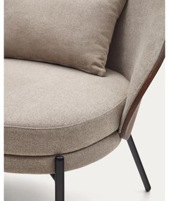 Jasnobrązowy fotel Eamy – Kave Home