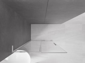 Mexen Velar L ścianka prysznicowa rozsuwana Walk-in 100 x 200 cm, transparent 8 mm, chrom - 871-100-003-03-01