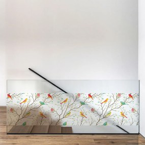Naklejka na okno 200x40 cm Birds in the Forest – Ambiance