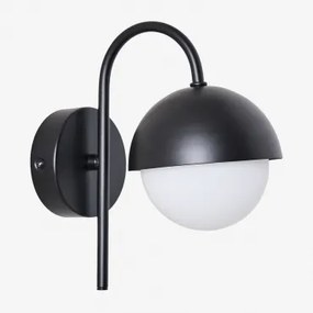 Zewnętrzna Lampa Ścienna Z Żelaza Birgit Czarna - Sklum