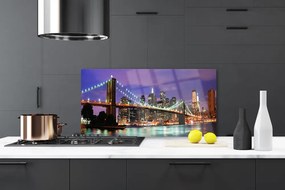 Panel nad blat kuchenny Panorama Mostu O Zmierzchu