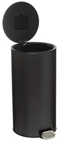 Kosz na śmieci metalowy DELTA, z neutralizatorem zapachów, 30 l