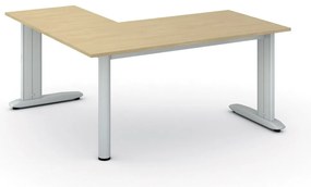 Narożne biurko PRIMO FLEXIBLE, 160x160 cm, brzoza