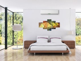 Obraz - Wielokątna abstrakcja 3D (125x70 cm)