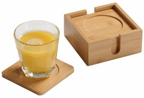 Kesper 58746 Zestaw podstawek bambusowych 6 szt., śr. 10 cm