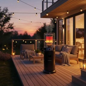 Ogrzewacz gazowy ogrodowy H637, 11 kW - parasol grzewczy tarasowy