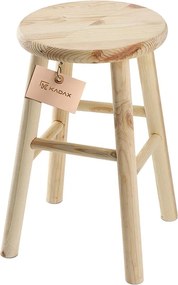 KADAX Taboret drewniany Falun 45 x 29 cm, naturalny