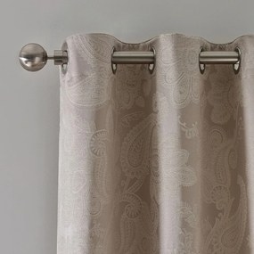 Beżowe zasłony żakardowe zestaw 2 szt. 168x229 cm Opulent Jacquard – Catherine Lansfield